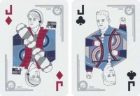 Карты "Bicycle back to the Future standard index blue"