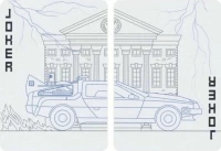 Карты "Bicycle back to the Future standard index blue"