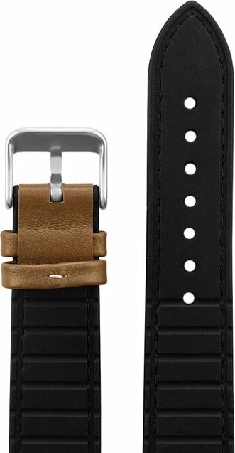 Ремешки "kmv" s-34, 20 р-р, кор с бел строчкой, l