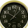 Настенные часы atlantis d614a5-b gold