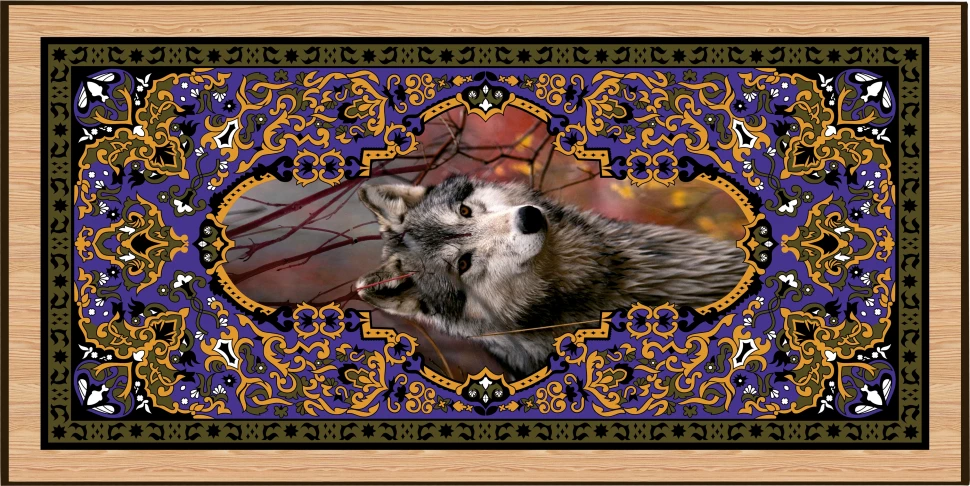 Нарды + Шашки Сирия Волк малые (Россия, дерево, 40 см), Partida