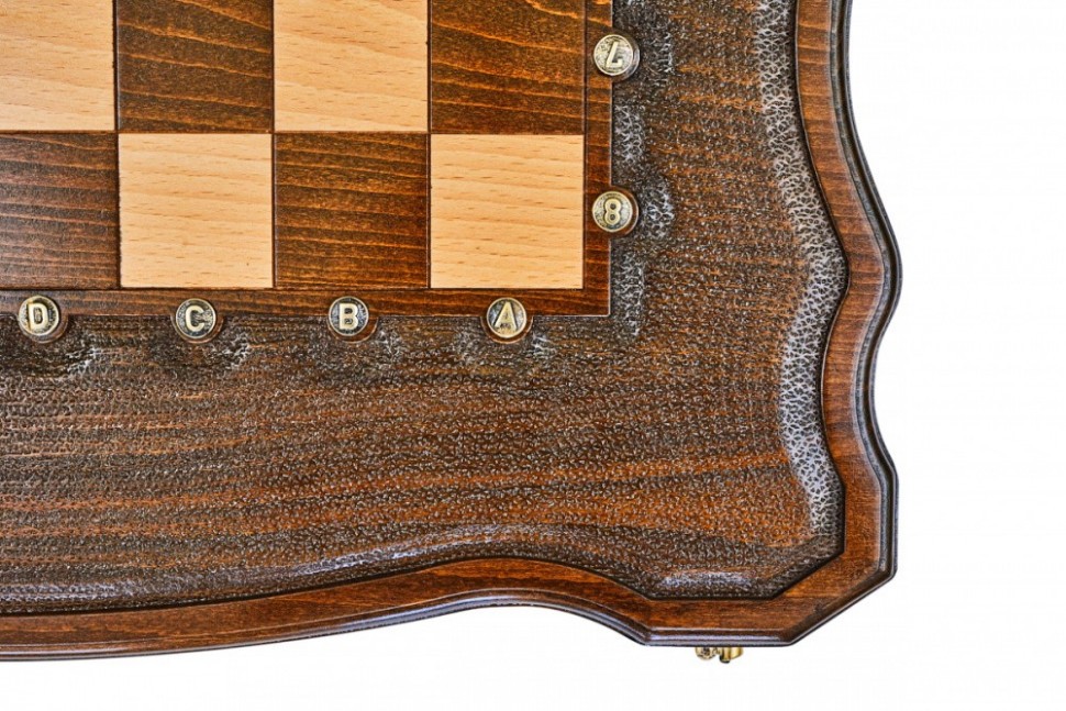 Шахматы + нарды резные "Гамбит 2" 60, Simonyan