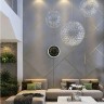 Настенные часы atlantis d614a5-b silver