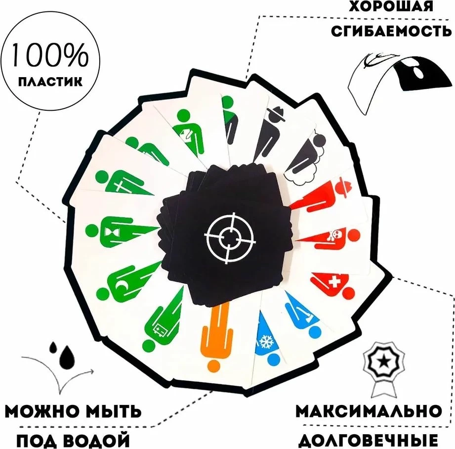 Игра Мафия "Full Edition" (карты 100% пластик, 42 шт)