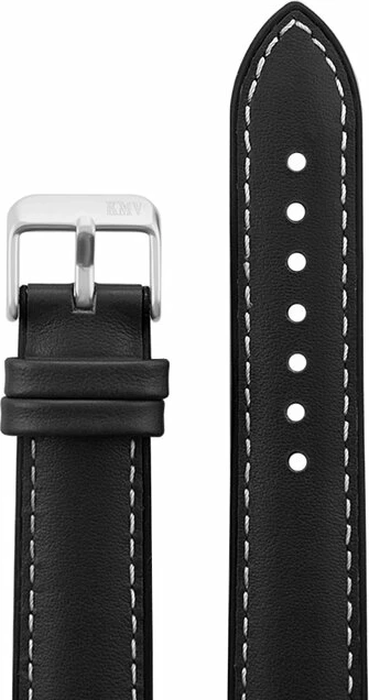 Ремешки "kmv" s-34, 20 р-р, черн с бел строчкой, l