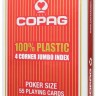 Карты "Copag 4 Corner Jumbo index" красная рубашка