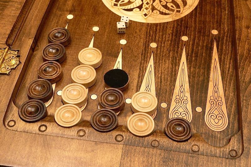 Нарды резные "Орнамент", Mirzoyan