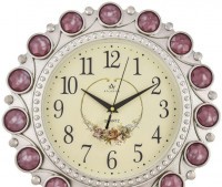 Настенные часы atlantis tld-6998e pink jewelry