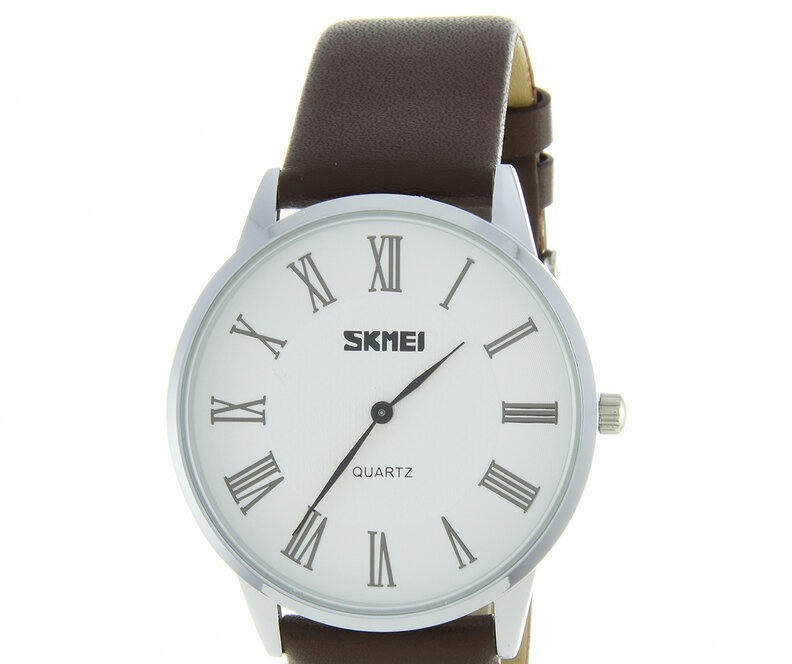 Наручные часы skmei 9092wtbn-b white/brown(man)