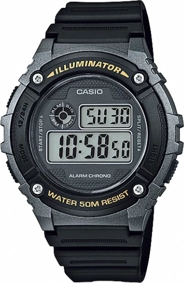 наручные часы casio w-216h-1b