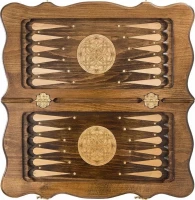 Шахматы + нарды резные 50, am452, Mirzoyan