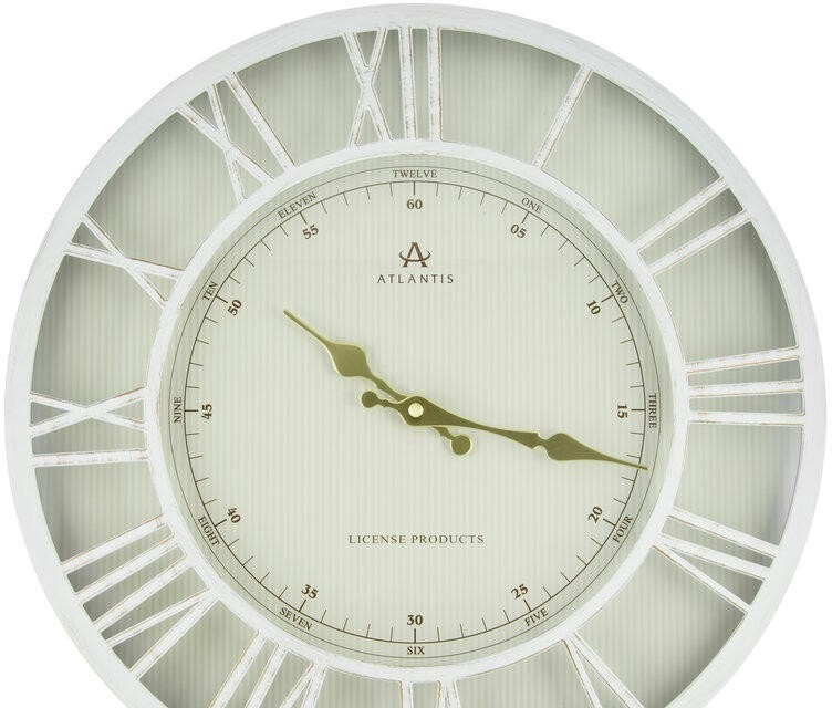 Настенные часы atlantis 1612-2 white