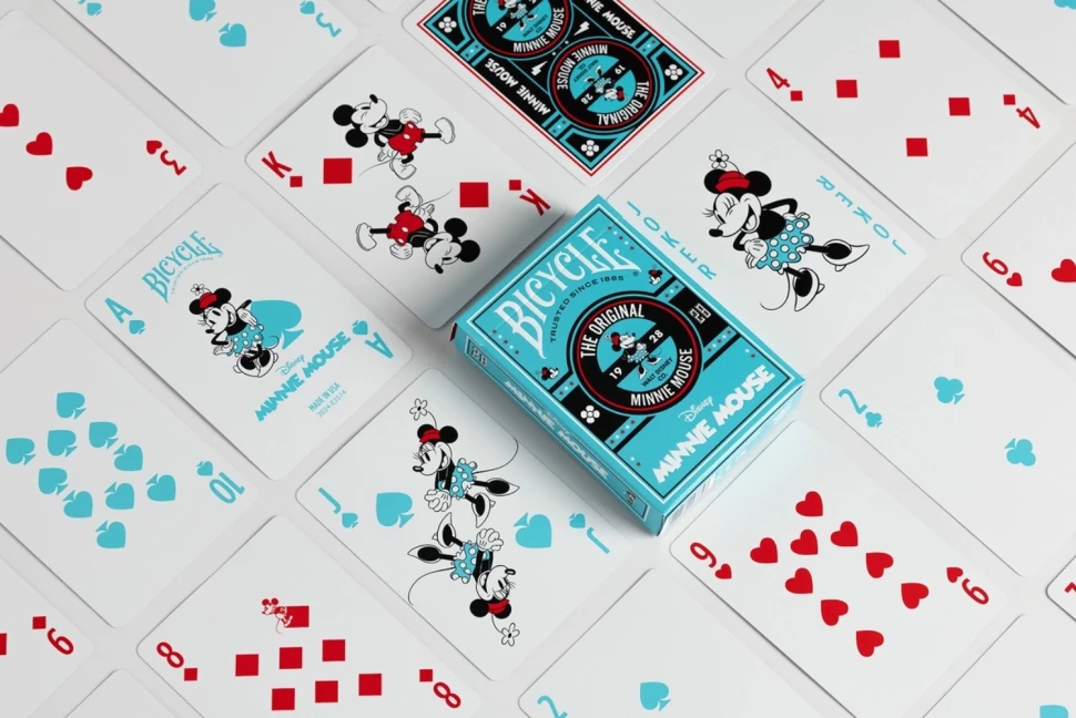 Карты "Bicycle Disney Classic Minnie Mouse Sandard Index"