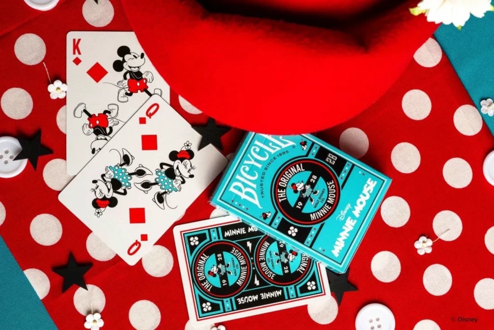 Карты "Bicycle Disney Classic Minnie Mouse Sandard Index"