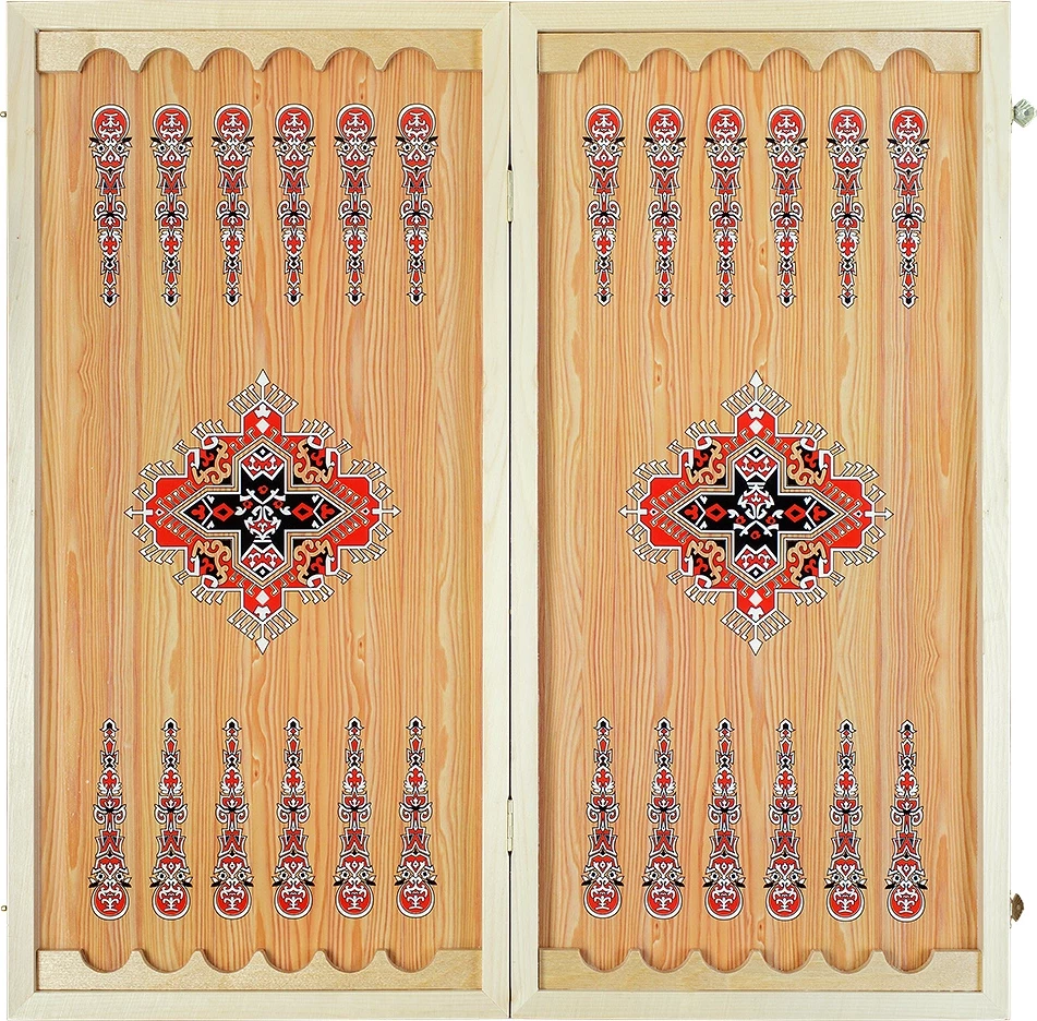 Нарды + Шашки Сирия Тигр большие (Россия, дерево, 60 см), Partida