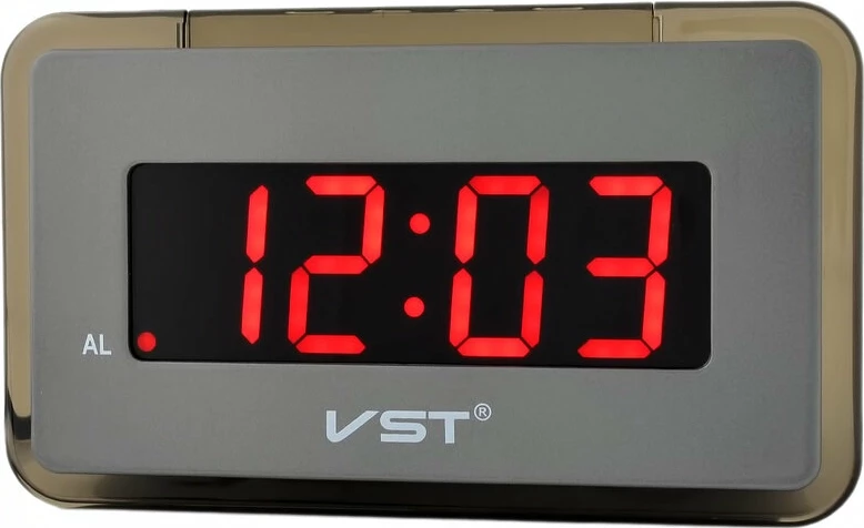 Сетевые часы vst728-1 220В красн.цифры+usb кабель (без адаптера)