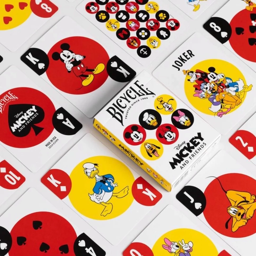 Карты "Bicycle Disney Mickey & Friends Standard Index"