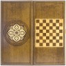 Нарды резные "Золотой Узор 2" 50, Mirzoyan