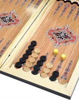 Нарды + Шашки Сирия Тигр средние (Россия, дерево, 50 см), Partida