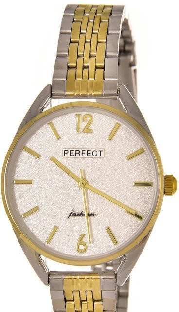 Наручные часы perfect s347-6 корп-хр с жел циф-бел брас