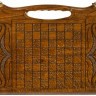 Нарды резные "Корона" с ручкой 50, Haleyan