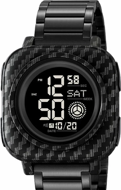 Наручные часы skmei 2131cfb carbon fibre