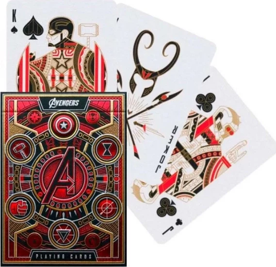 Карты "Theory11 Avengers Red Edition"