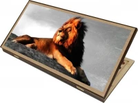 Нарды + Шашки Сирия Лев в Саванне средние (Россия, дерево, 50 см), Partida