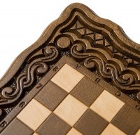 Шахматы + нарды резные &quot;Бриз&quot; 30, Haleyan