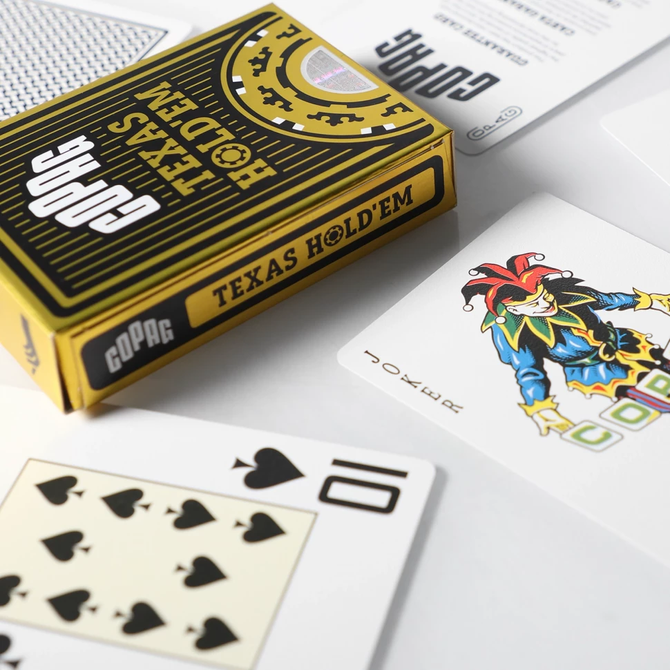 Карты Copag Texas Holdem poker cards 100% plastic (Black)