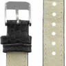 Ремешки maknamara 16 мм croco чер сер заст mp-16020