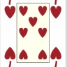 Карты Modiano Poker 4 Jumbo 100% plastic blue