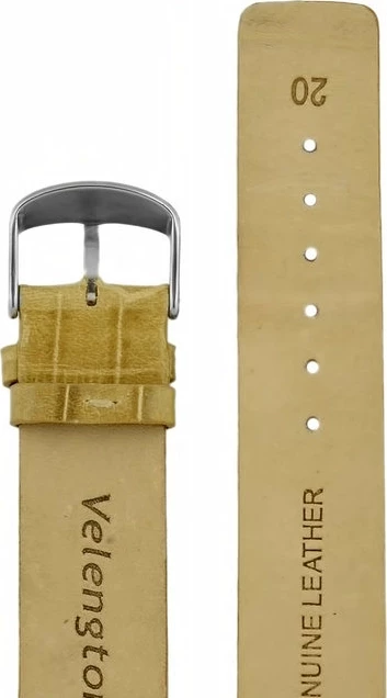 Ремешки velengton 20 беж croco