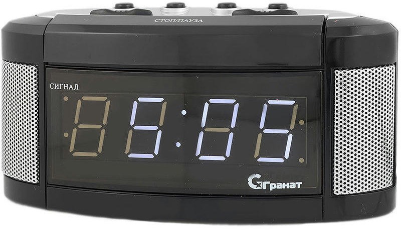 Сетевые часы ГРАНАТ c-1238-Р(бел) будильник сетевой