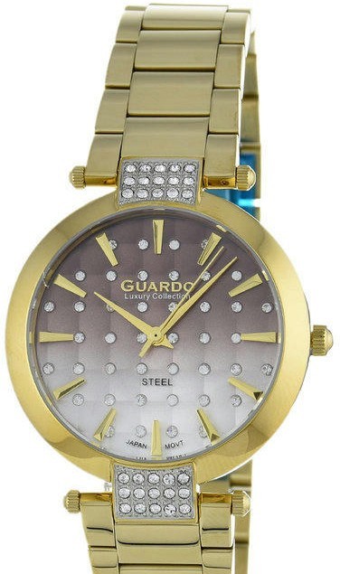 Наручные часы guardo s2040-2.6 сталь-корич