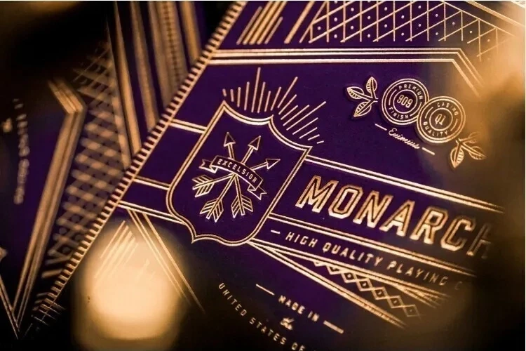 Карты "Theory11 Purple Monarchs"