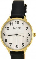 Наручные часы pacific x6176-08 корп-золот циф-бел чер ремень