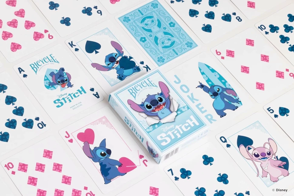 Карты "Bicycle Disney Stitch Standard Index"