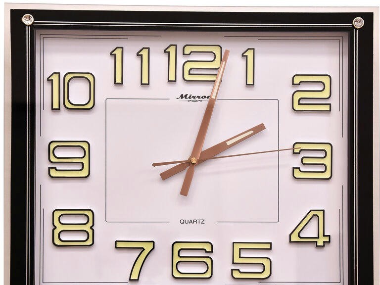 Настенные часы mirron p2495bn ЧБ