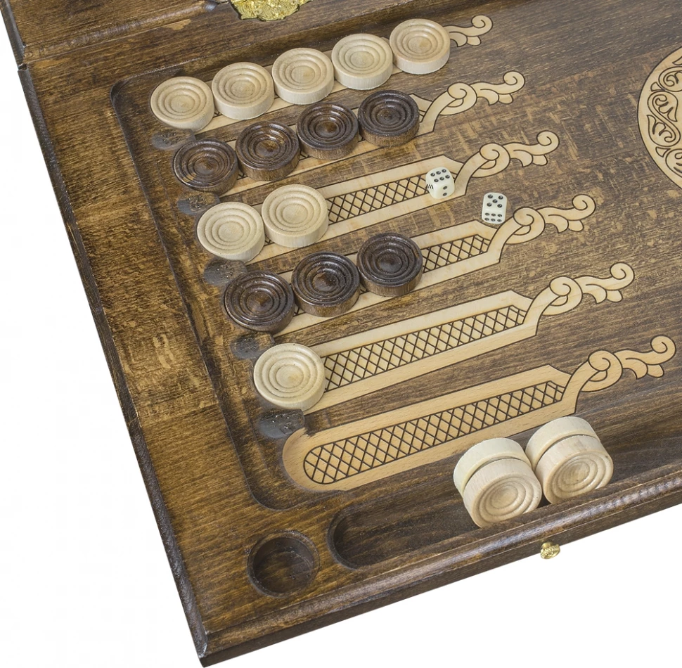 Нарды резные "Бесконечность" 60, Mkhitaryan