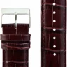 Ремешки "kmv" s-11, 24 р-р, бургун, толщина 3,8, l, сер заст