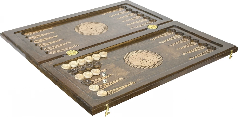 Нарды резные "Герб РФ 3" 60, Ustyan