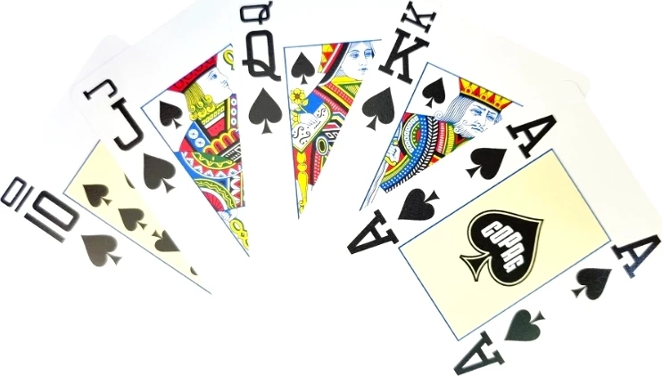 Карты "Copag Poker Tech Art jumbo index blue"