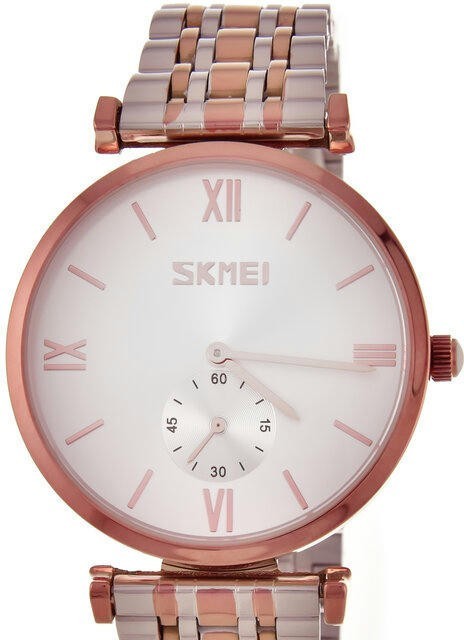 Наручные часы skmei 9198trgsi-b rose gold/silver-silver men size