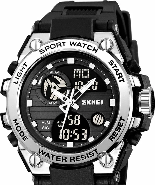 Наручные часы skmei 2360bksi black/silver