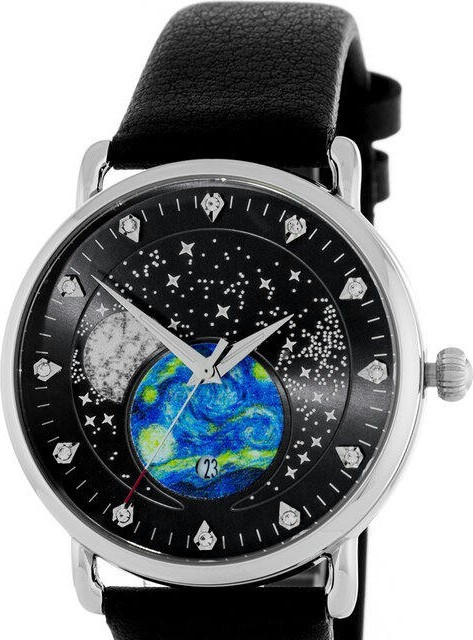 Наручные часы skmei 9283lbk black-leather