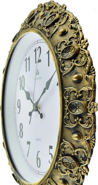 Настенные часы atlantis tld-35195a dark brown