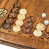 Нарды резные "Шестигранный Узор" 50, Haleyan