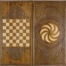 Нарды резные "Бесконечность 4" 60, Haleyan