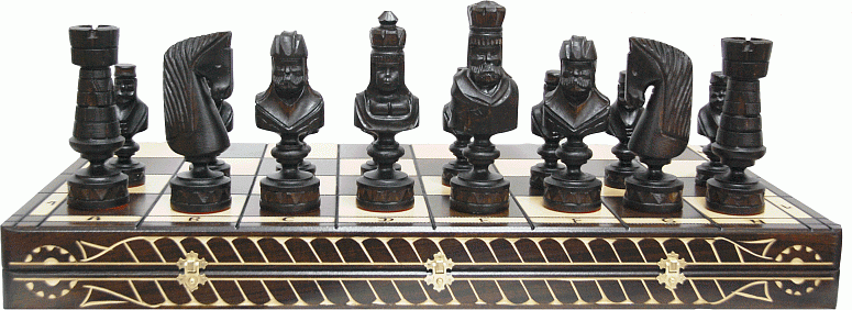 Шахматы "Цезарь" 82 см, Madon (деревянные, Польша)